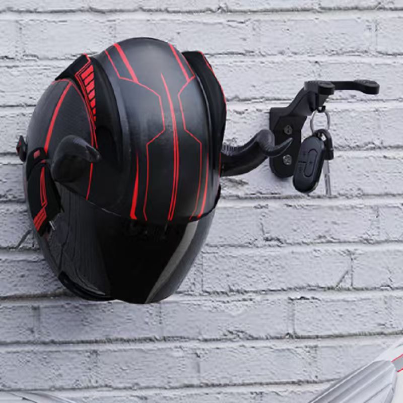 2/3PCS Motorcycle Helmet Holde - Motorcycle Gear Wall Mount 评论和价格