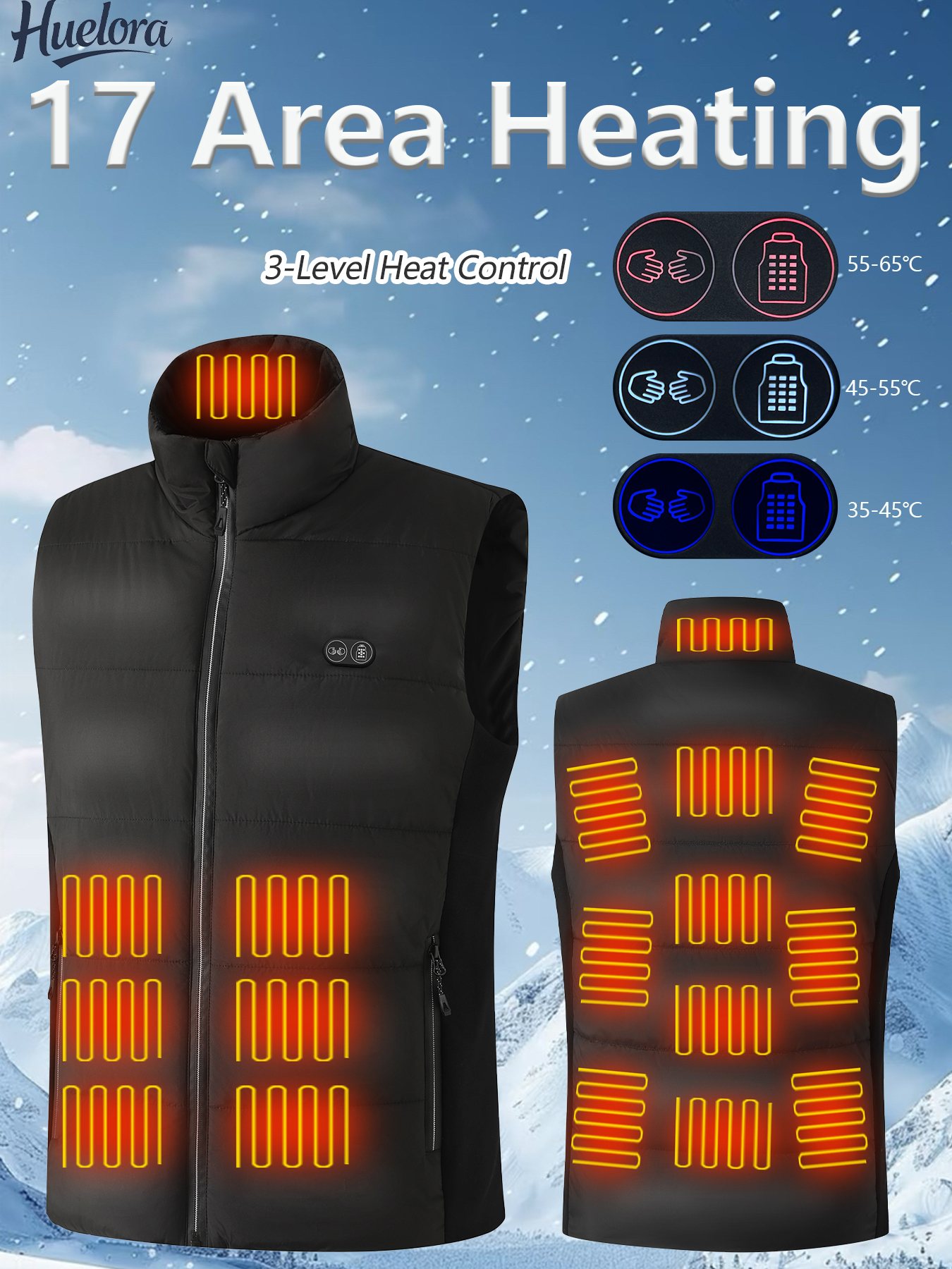 17 Heating Zones USB Heated Ve - Motorcycle Gear Zone 评论和价格