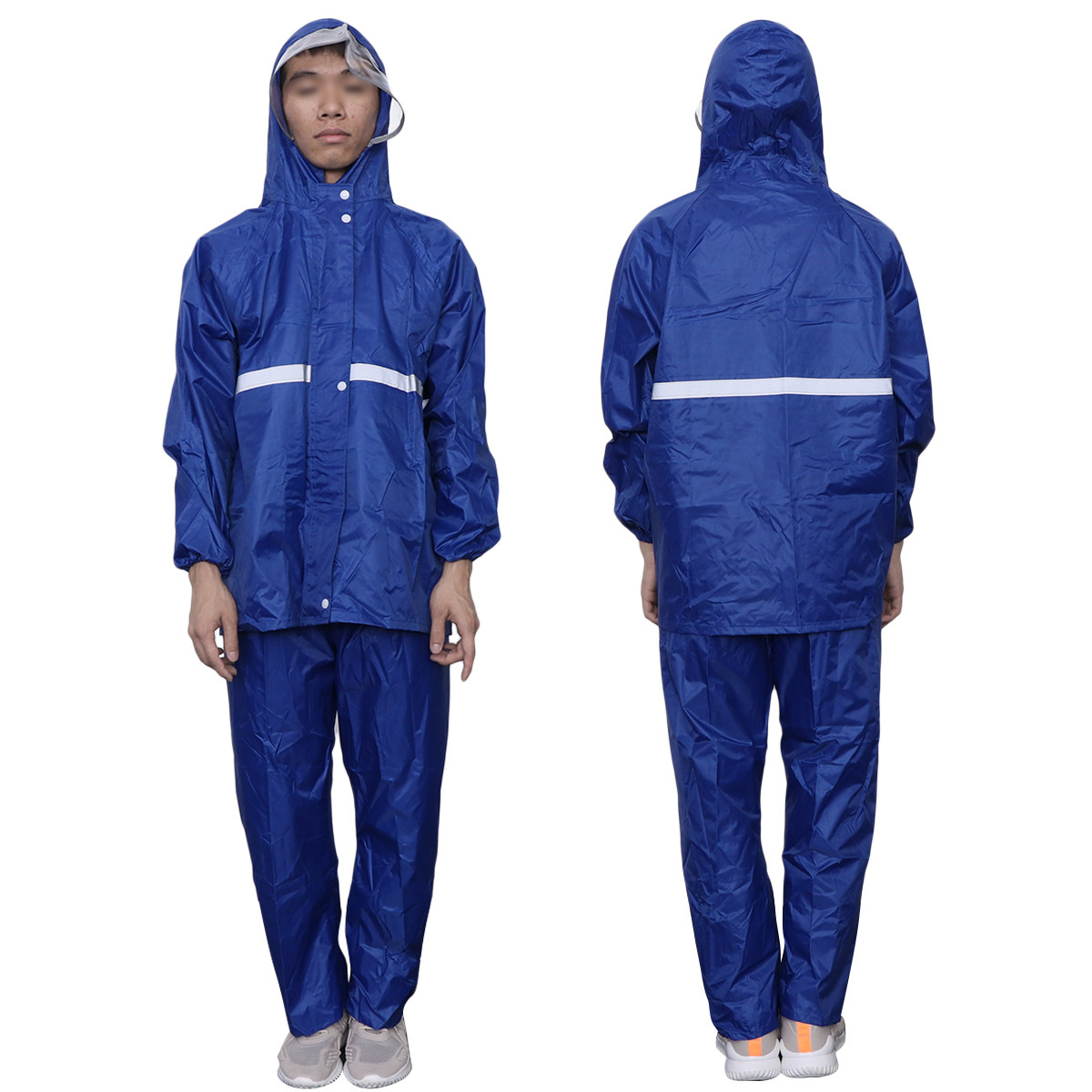 Two-Piece Motorcycle Raincoat  - Motorcycle Rain Suit 评论和价格