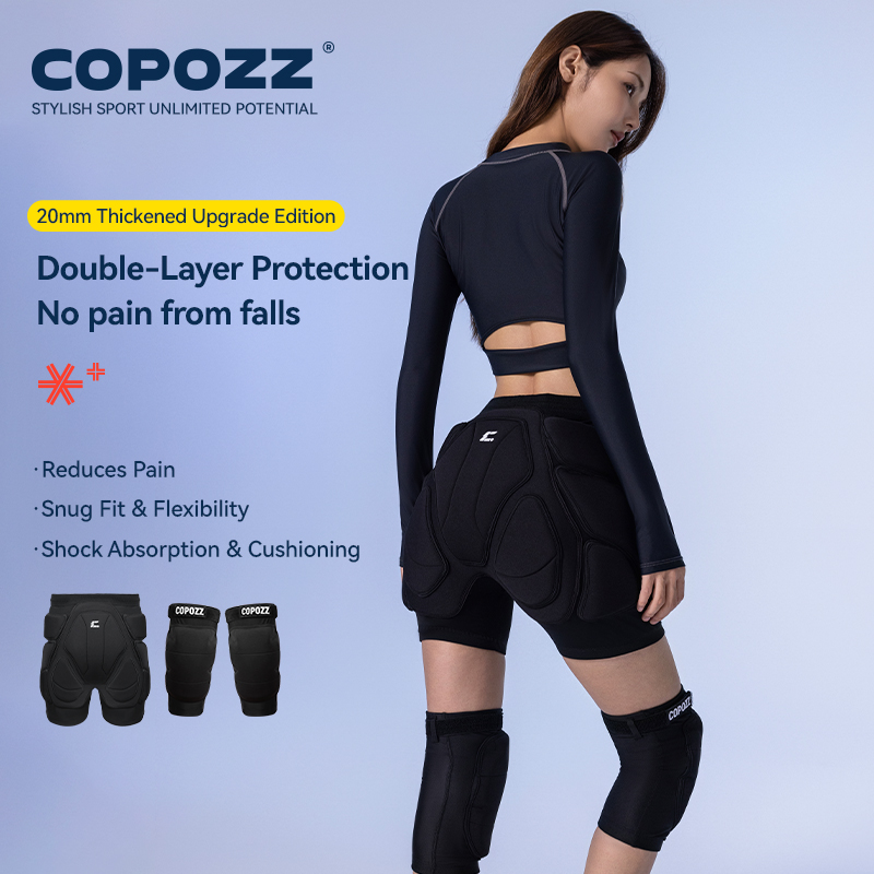 COPOZZ Upgraded Ski Knee Pads  - Motorcycle Gear Protection 评论和价格