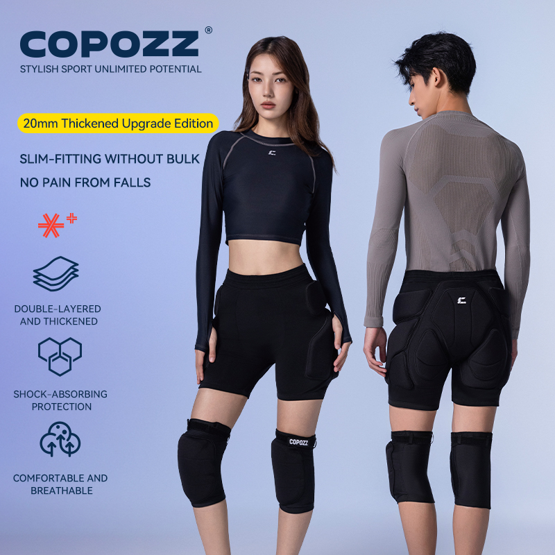 COPOZZ Upgraded Ski Knee Pads  - Motorcycle Gear Protection 评论和价格