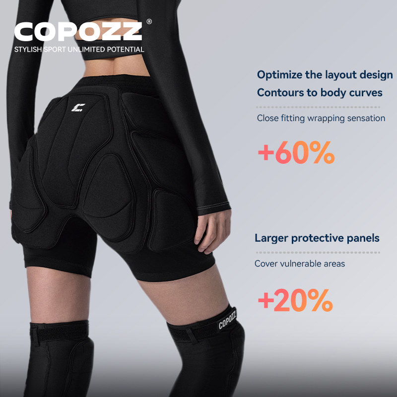 COPOZZ Upgraded Ski Knee Pads  - Motorcycle Gear Protection 评论和价格