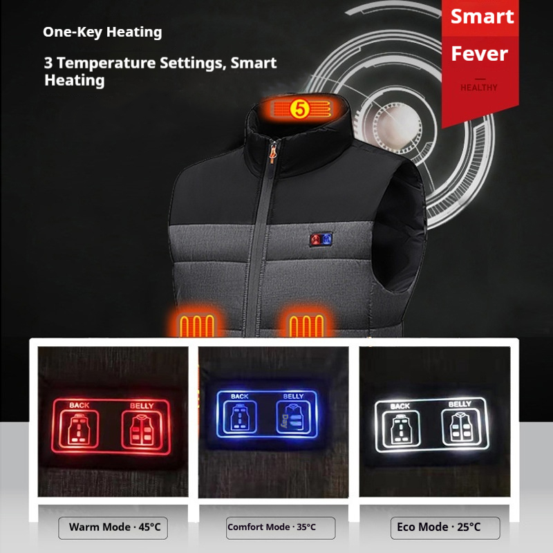 Heated Vest Unisex Charging He - Motorcycle Gear Zone 评论和价格