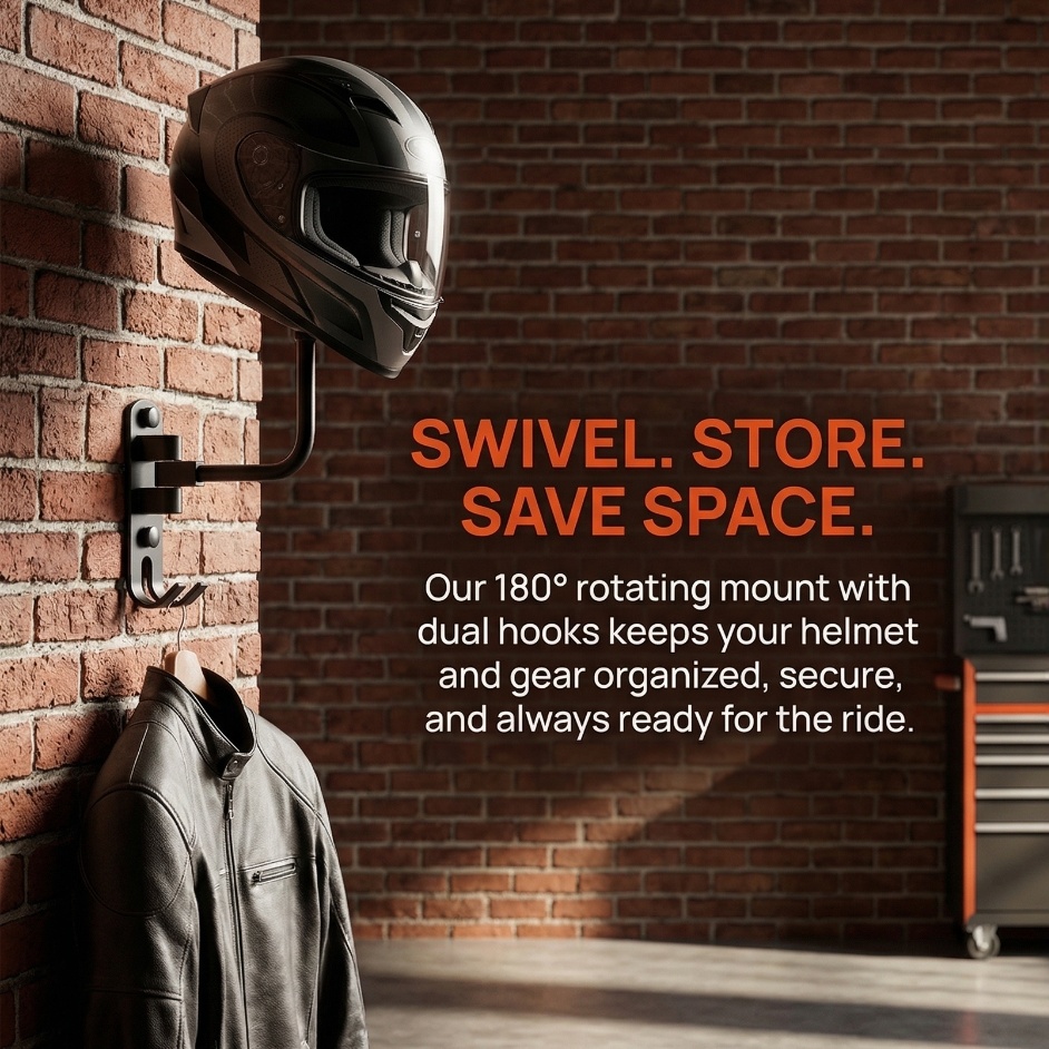 Premium Aluminum Alloy Stainle - Motorcycle Gear Wall Mount 评论和价格