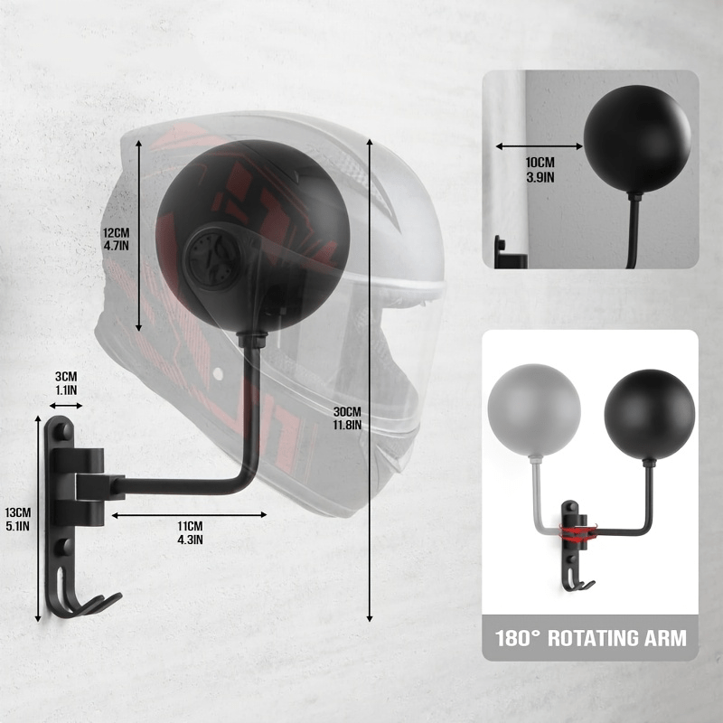 Premium Aluminum Alloy Stainle - Motorcycle Gear Wall Mount 评论和价格