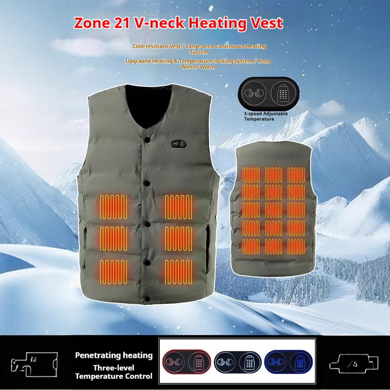 Winter New Style 21 Zone V-Nec - Motorcycle Gear Zone 评论和价格